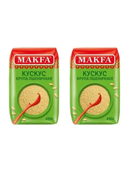 Makfa Кускус крупа пшеничная, 450 г, 2 шт