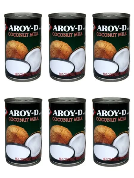 Молоко кокосовое Aroy-D 70% 18.5%, 165 мл, 6 шт