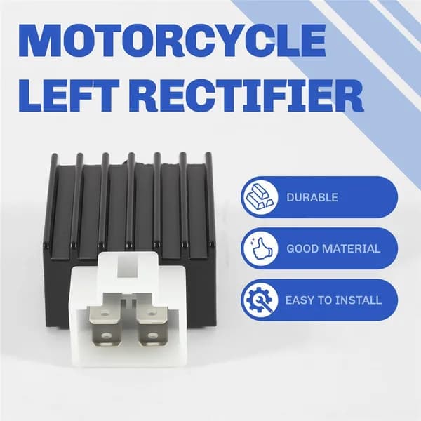 12V 4-контактный регулятор выпрямителя совместим с 50Cc 90Cc 110Cc 125Cc Квадроцикл Pit Quad Dirt Bike Багги