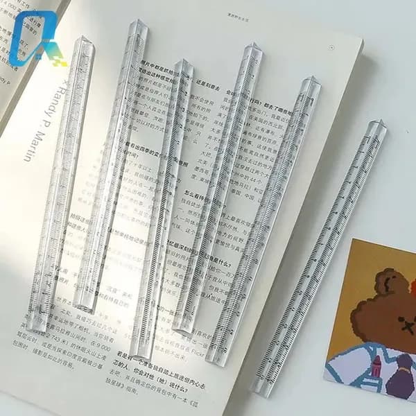 15cm / 20cm Треугольник для студентов Прозрачная линейка