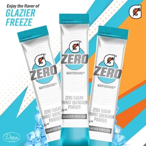 Изотонический стик Gatorade Third Quashed Powder Stick 10 упаковок с нулевым вкусом черники