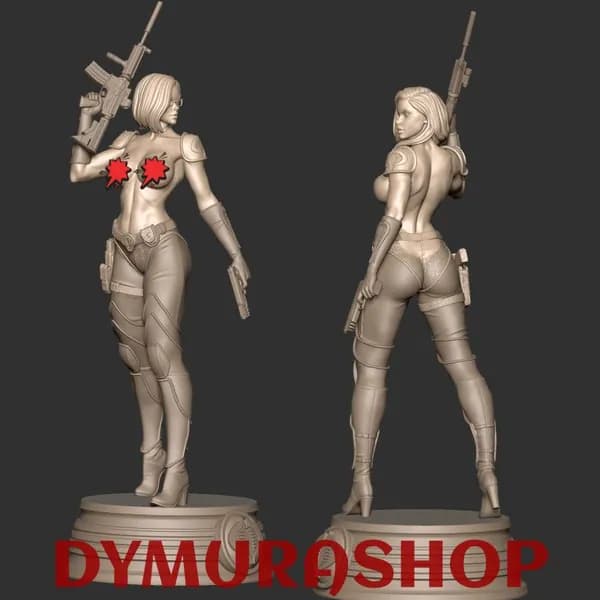 Фигурка Коллекционная Неокрашенная 0642 Baronesa de GI Joe NSFW 1/35.,