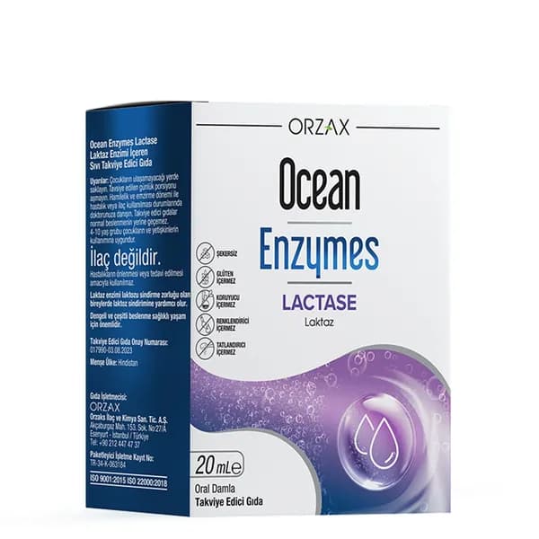 enzymes lactase капли 20 мл
