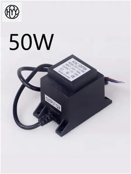Эксклюзивный низкочастотный трансформатор 220 В на AC12V для подводных светодиодных светильников, обеспечивающий водонепроницаемость при плавании, доступен в вариантах мощности 20W, 30W, 50W и 60W