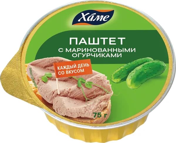 Паштет Хаме с консервированными огурцами, 75 г