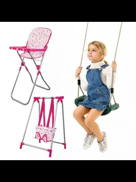 Игрушечный набор качели, детский, для сюжетных игр, - swing