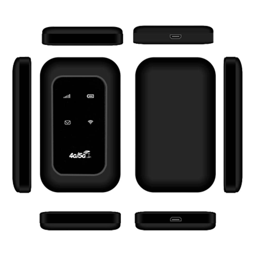 4G-маршрутизатор MF800 чёрный с аккумулятором 2100 мА ч и разъёмом USB-C