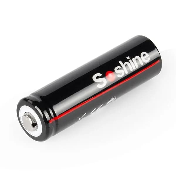 Аккумулятор Li-ion Soshine 14500 3.7 v 900 mAh (high top) (2 штуки)