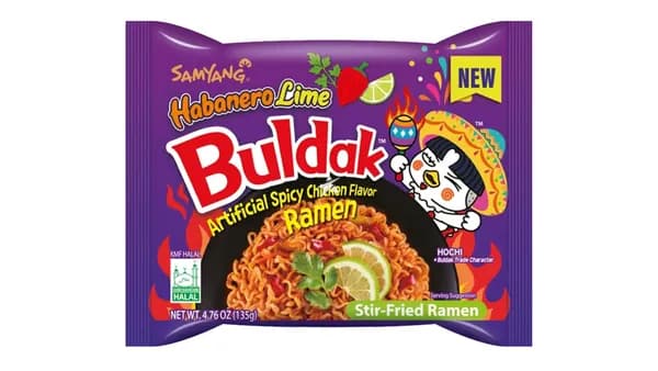 Лапша Samyang Buldak Habanero Lime, 135гр