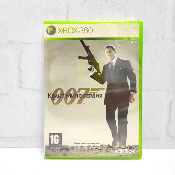 James Bond 007 Квант Милосердия Полностью на русском Видеоигра на диске Xbox 360. Товар уцененный