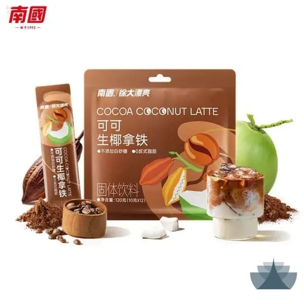 Шоколадный латте на кокосовом молоке, Nanguo, 120г