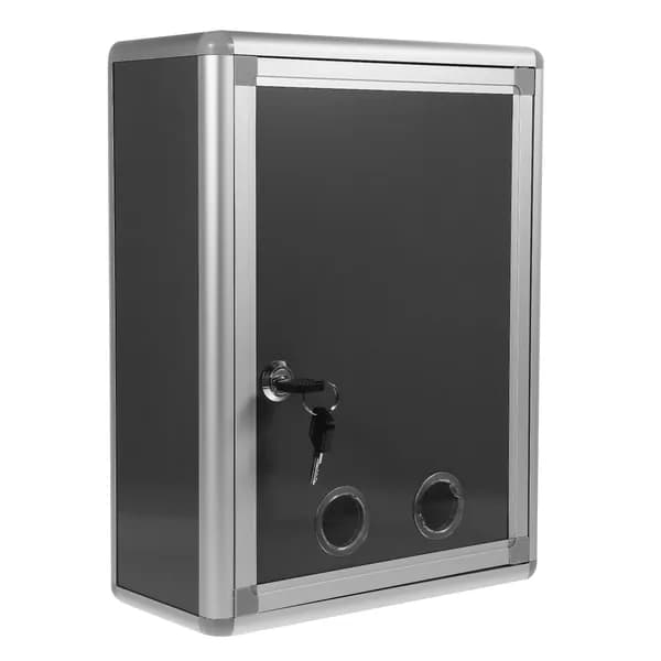 Почтовый ящик 109.13 мм x 251.36 мм, серебристый