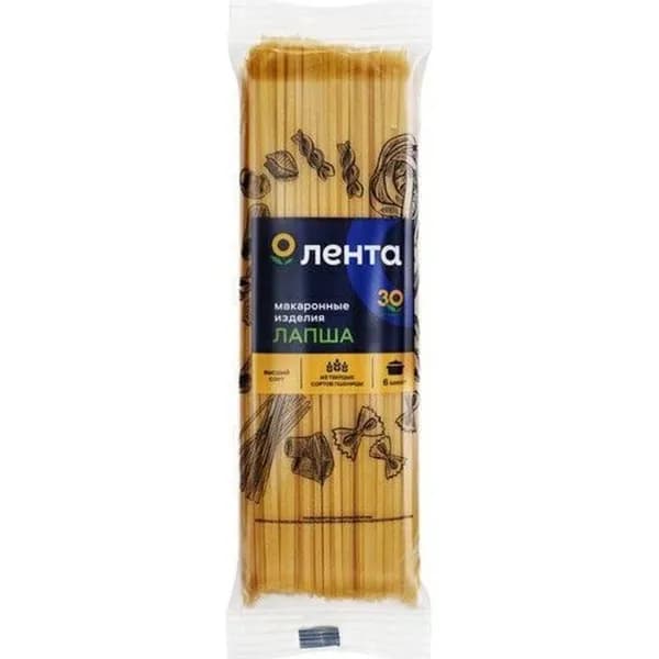 Макаронные изделия Лента 450 г