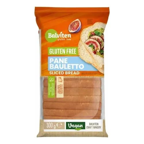 Легкий хлеб, нарезанный ломтиками Balviten Pane Bauletto без глютена 2 шт x 300г