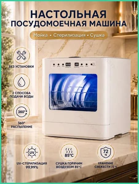 Посудомоечная машина посудомойка123, белый, прозрачный