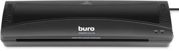 Ламинатор Buro черный, A3, 80-125 мкм, 25 см/мин, валы 2 штуки, холодное ламинирование (BU-L380)
