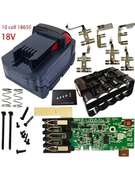 Корпус для самостоятельной сборки аккумулятора Milwaukee m18 5ah 10*18650