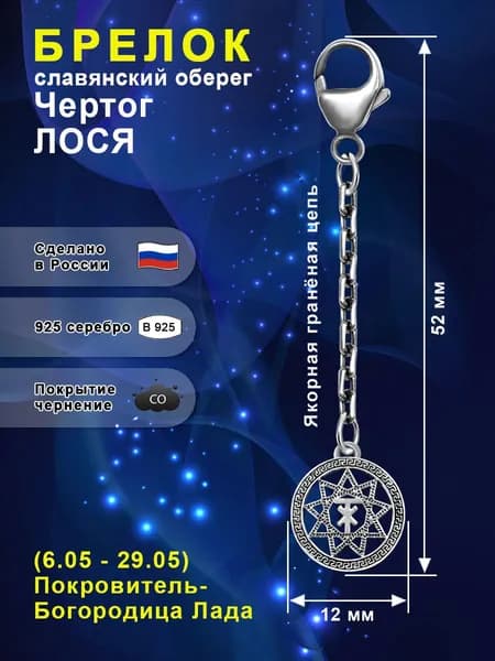 Silver Bird Брелок ювелирный Серебро оксидированное