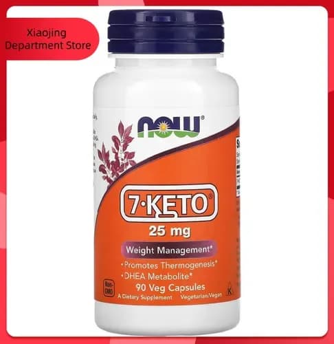 7-КЕТО (ДГЭА метаболит) NOW Foods 7-KETO 25 мг (DHEA metabolit), 90 растительных капсул