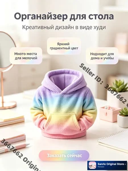 Креативный пенал в форме пуховика большой вместимости держатель для ручек органайзер для кистей для макияжа