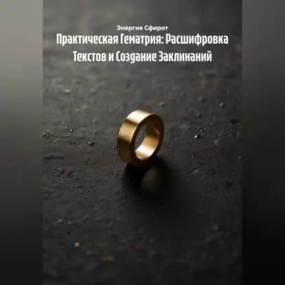 Практическая Гематрия: Расшифровка Текстов и Создание Заклинаний | Энергия Сфирот | Электронная аудиокнига