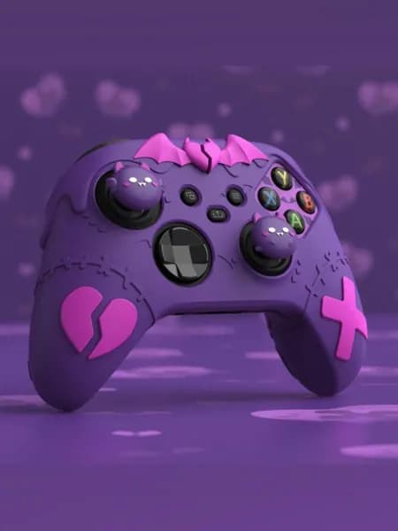 Готический чехол из силикона для геймпада Xbox Series X S, Фиолетовый