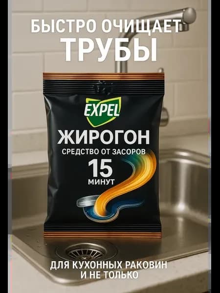Средство от засоров канализации