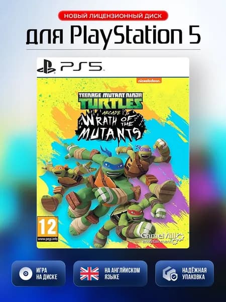 Игра Teenage Mutant Ninja Turtles: Wrath of the Mutants (PlayStation 5, Английская версия)