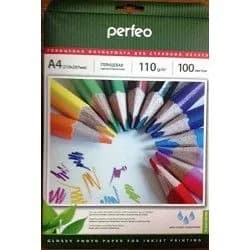 Бумага Perfeo глянцевая 100л, A4 110 г/м2 (PF-GLA4-110/100)