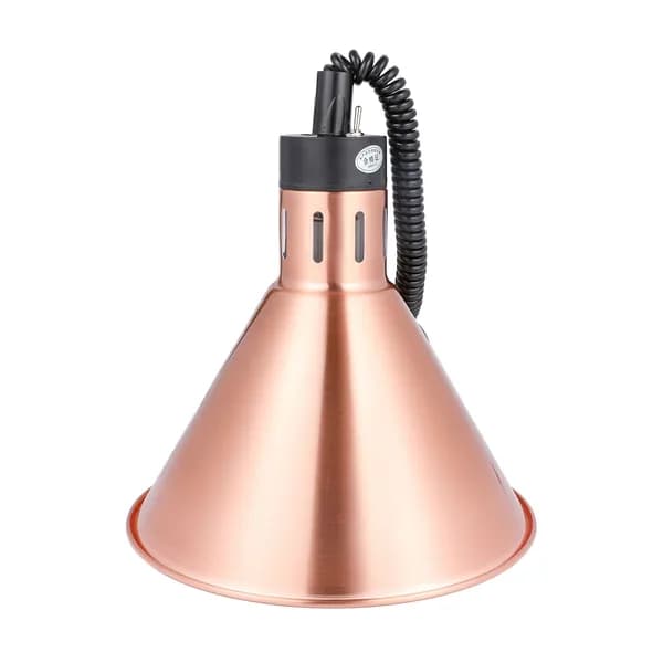 Телескопическая тепловая лампа из металла золотистого цвета для украшения и поддержания тепла пищи
