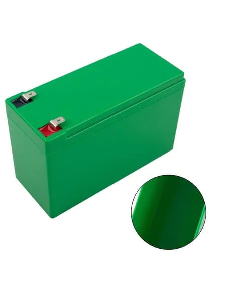 Корпус-кейс для сборки аккумулятора 12V 7Ah под 18650, пустой бокс с держателями и никелевыми лентами