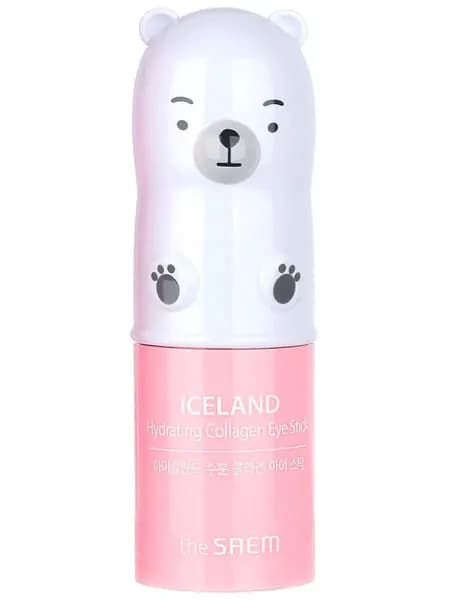 The Saem Бальзам для кожи вокруг глаз охлаждающий Iceland Hydrating Collagen Eye Stick, 11 г