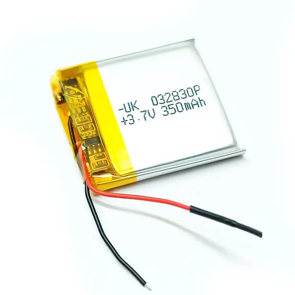 AZDOME GS63H аккумулятор 350mAh mAh 3.7v 2 провода (батарея на видеорегистратор совместимая универсальная)