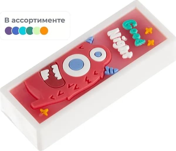 Ластик Deli 71134 ПВХ прямоугольный 53х20х10 мм