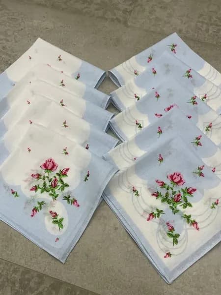 Комплект носовых платков 10 шт, хлопок, хб