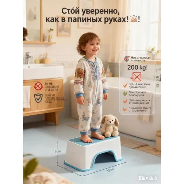 Табурет-стремянка, 1 шт.