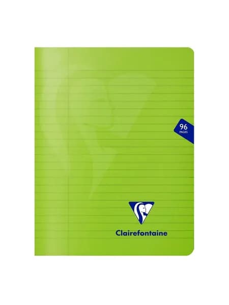 Тетрадь Clairefontaine Mimesys, 17x22, линейка, 90 г, Зеленый