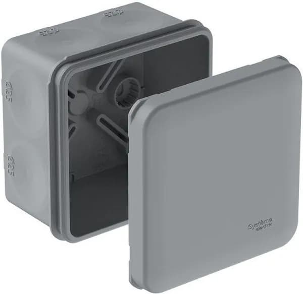 Коробка распределительная Systeme Electric MultiBox IP66 70x70x42 DIY (со стикером) серый SE IMT351961