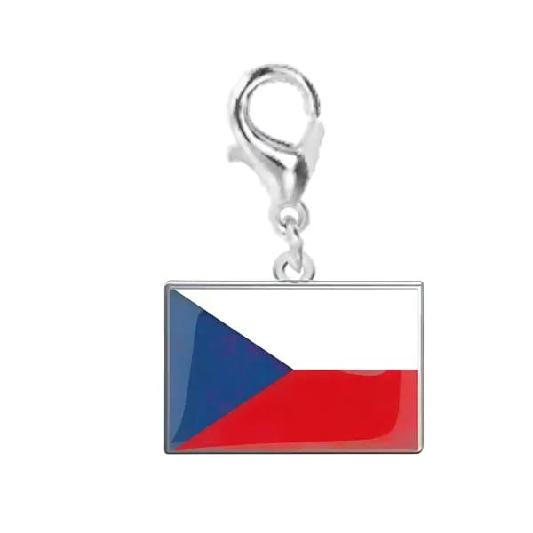 Браслет-шарм с флагом-картой из нержавеющей стали брелок-подвеска для мероприятий