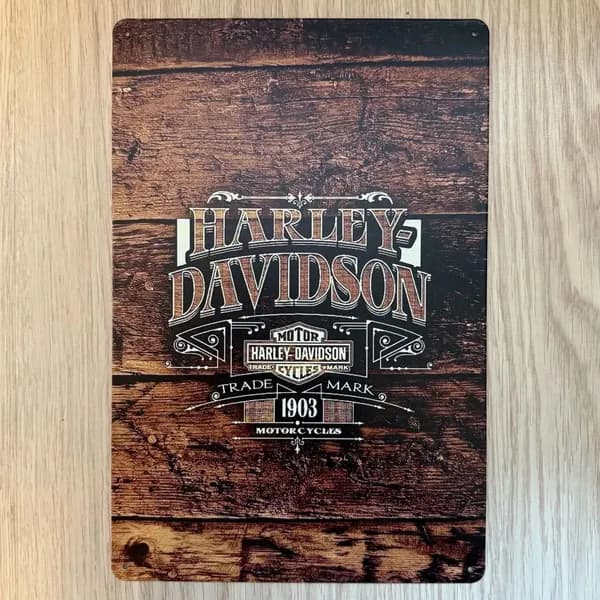 Табличка металлическая интерьерная Арт Харли Дэвидсон Art Harley Davidson