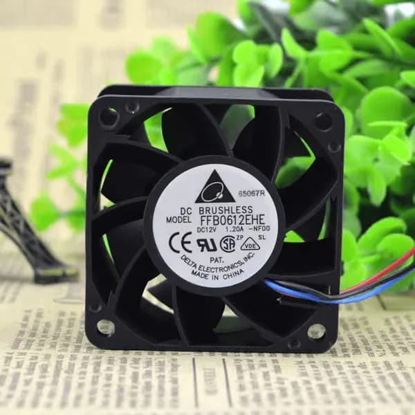 FFB0612EHE 12V 1.2A 4Pin двойной шарикоподшипник 6CM большой поток воздуха агрессивный охлаждающий вентилятор