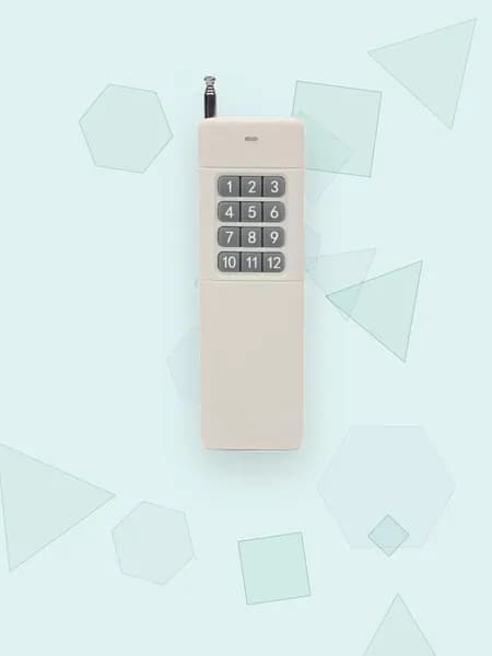 Пульт RF 433МГц 3000м 1/2/4/6/8/12CH для гаражных ворот, 12