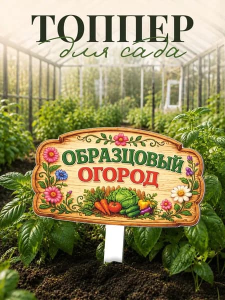 Фигурки для сада Образцовый огород