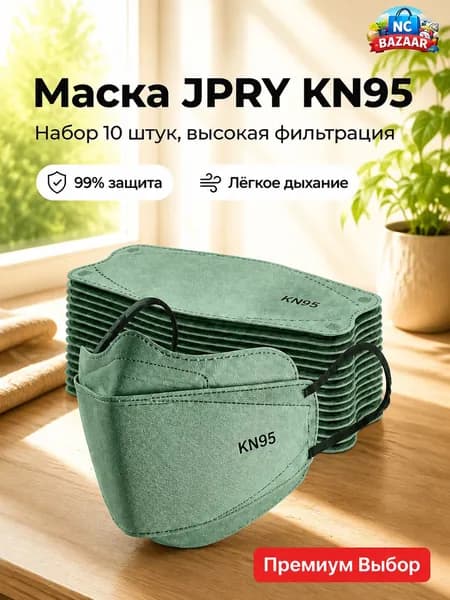 Респиратор профессиональный, FFP3, размер 8, 10 шт.