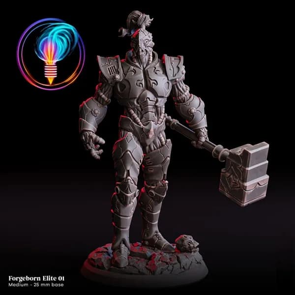 Фигурки для настольных игр, Элитный кузнерожденный 1, ДнД, Dangeon and Dragons, sci-fi, pathfinder. база 25mm