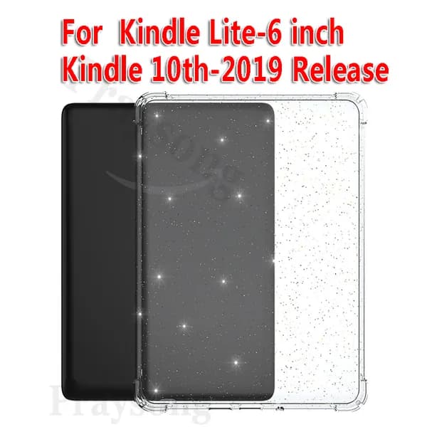 блестящий Чехол с подушкой безопасности против падения для Kindle Lite 2019 Case 6 дюймов для Kindle J9G29R Защита PaperWhite Funda