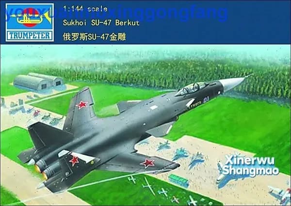 Trumpeter 01324 1/144 Сухой СУ-47 Беркут Модельный комплект Самолеты