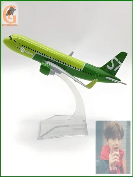 Металлическая Модель Самолета Аэробус 320, S7 Airlines А320