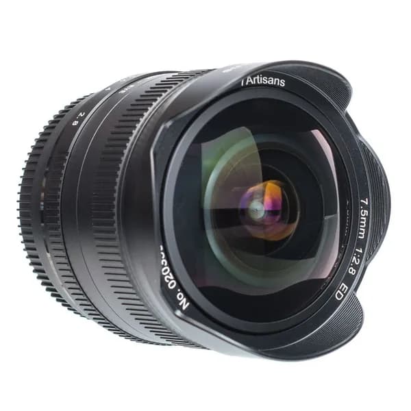 Объектив 7artisans 7.5mm F2.8 II Sony E, черный