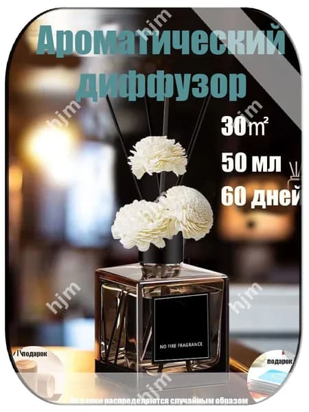 Ароматический диффузор Устранение запахов + очистка воздуха Безопасный состав (без спирта и химии)